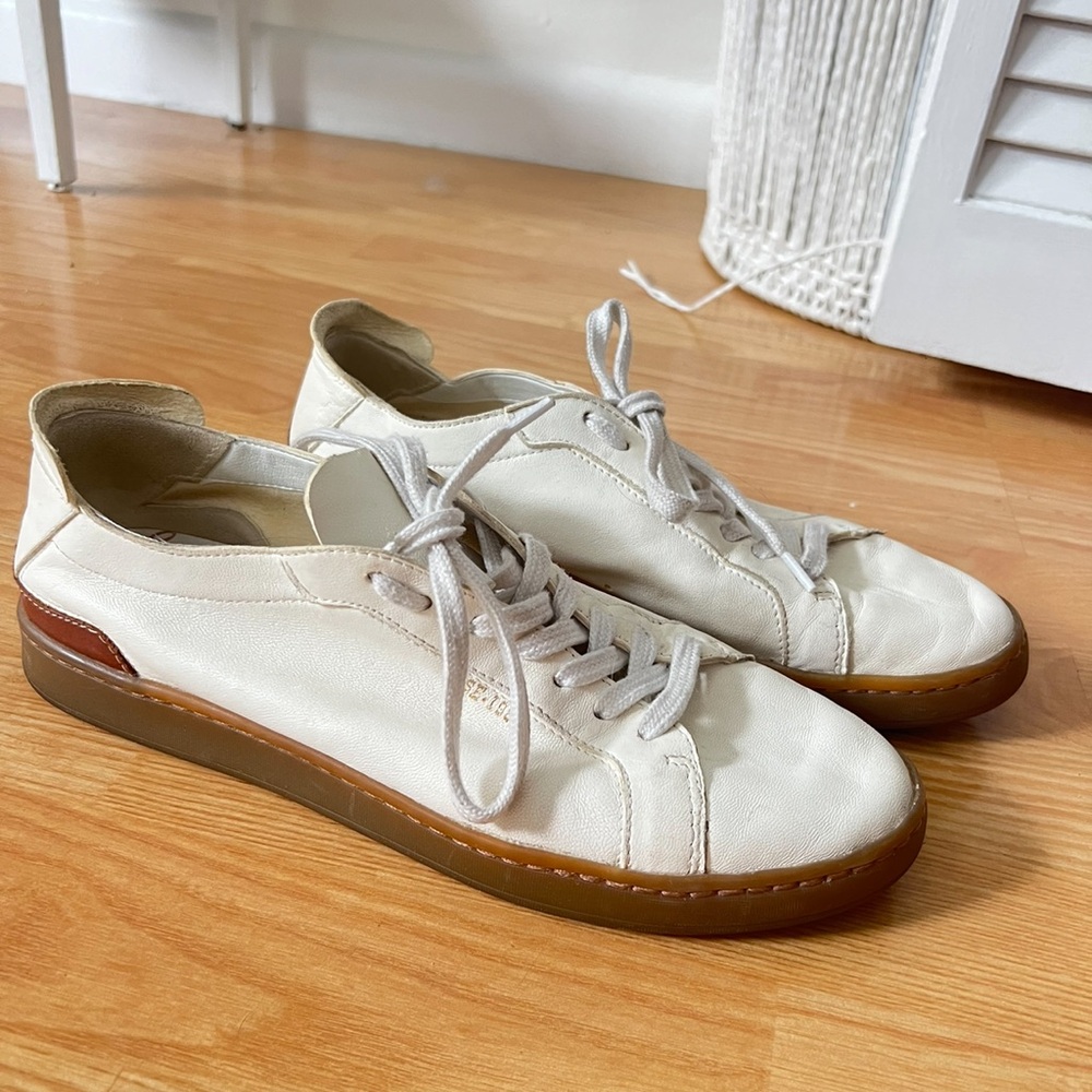 Sam Edelman Leather sneaker ivory